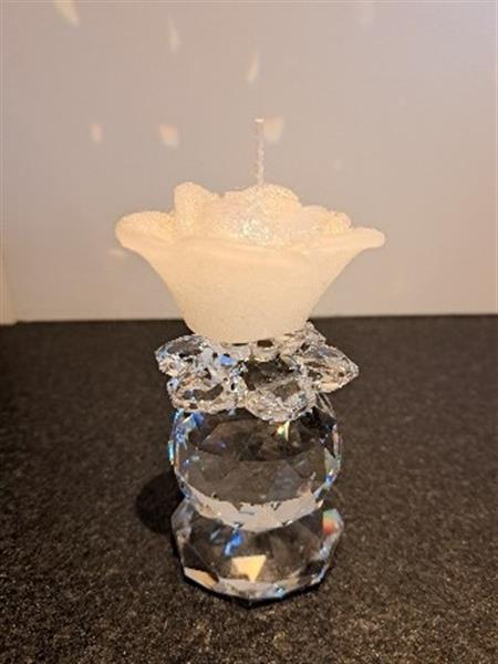 Grote foto te koop swarovski kandelaartje 50 jaar oud antiek en kunst kandelaars