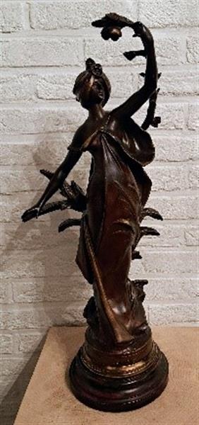 Grote foto te koop beeld fleur des pr s antiek en kunst beelden houtsnijwerken