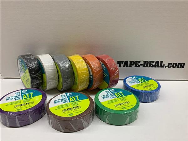 Grote foto advance at7 pvc tape 19mm x 20m kleuren mix doe het zelf en verbouw materialen en producten