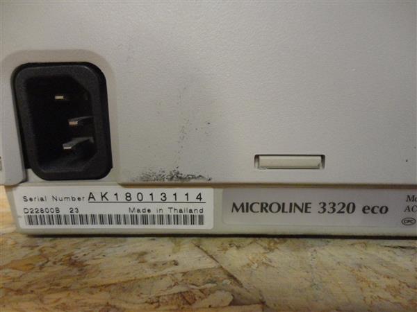 Grote foto oki microline 3320 eco a4 matrix printer 9 pin usb ml3320 computers en software printers