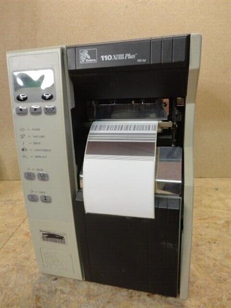 Grote foto zebra 110xi iii plus thermische label printer usb lan 300dpi computers en software printers