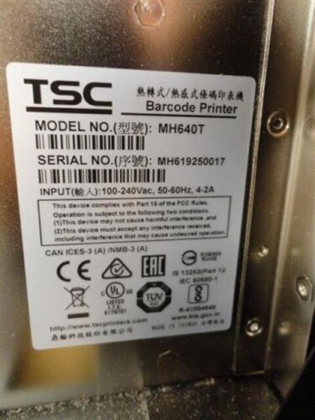 Grote foto tsc mh640t thermal barcode label printer usb network 600dpi computers en software printers