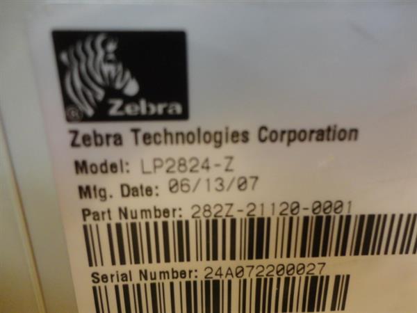 Grote foto zebra lp2824 z thermische label printer usb serial computers en software printers