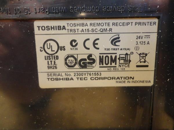 Grote foto toshiba trst a15 sc qm r usb thermal receipt printer computers en software printers