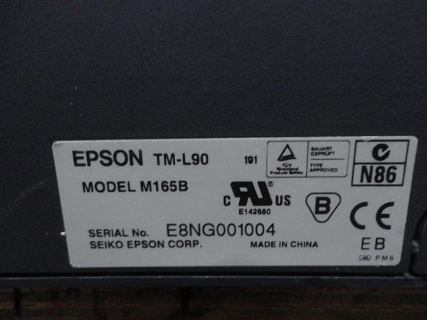 Grote foto epson tm l90 pos kassa label printer m165b black computers en software printers