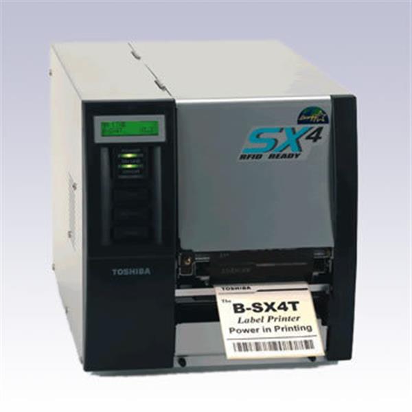 Grote foto toshiba tec b sx4t thermal barcode label printer rj 45 ethernet computers en software printers