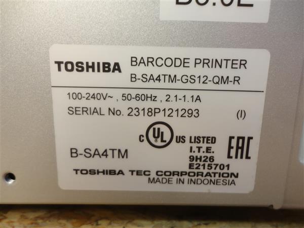 Grote foto toshiba tec b sa4tm barcode label printer 200dpi computers en software printers