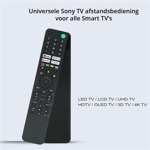 Grote foto sony universele voice afstandsbediening rmt tx520e voor sony smart tv met appknoppen audio tv en foto afstandsbedieningen