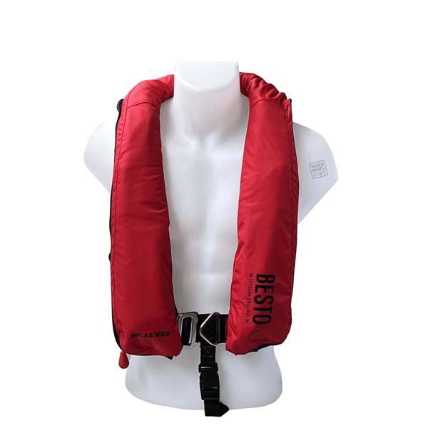 Grote foto besto solas premium reddingsvest automatisch 300n watersport en boten watersportkleding