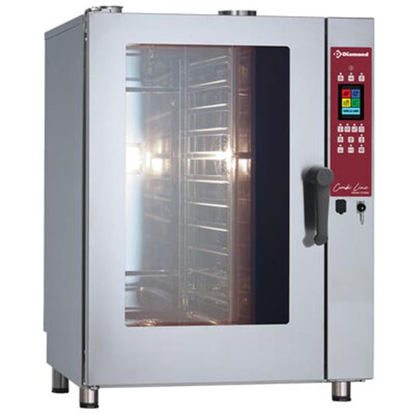 Grote foto touch screen gas oven stoom convectie 11x gn 1 1 auto cleaning diamond dgv 1111 pts diversen overige diversen
