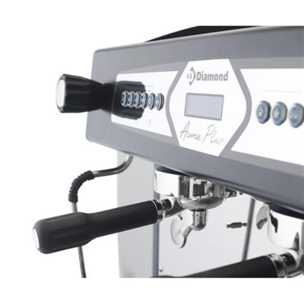 Grote foto espresso machine 3 groepen automatisch met display zwart diamond aroma 3eb diversen overige diversen