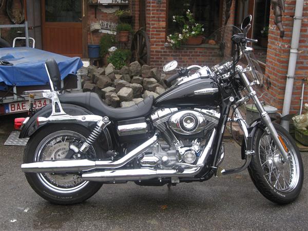 Grote foto motor harley dyna motoren harley davidson