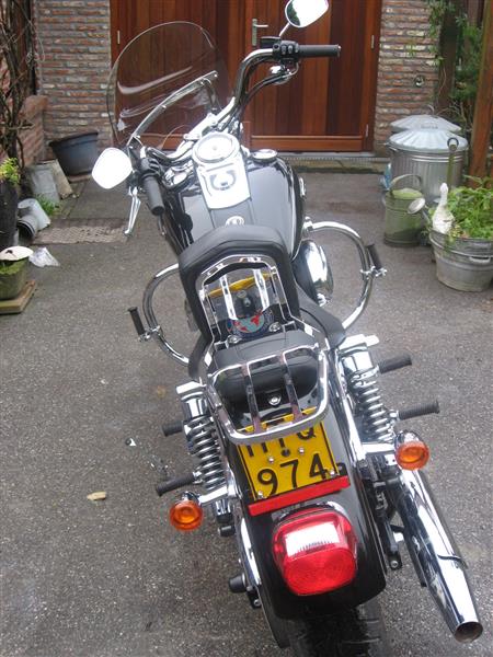 Grote foto motor harley dyna motoren harley davidson