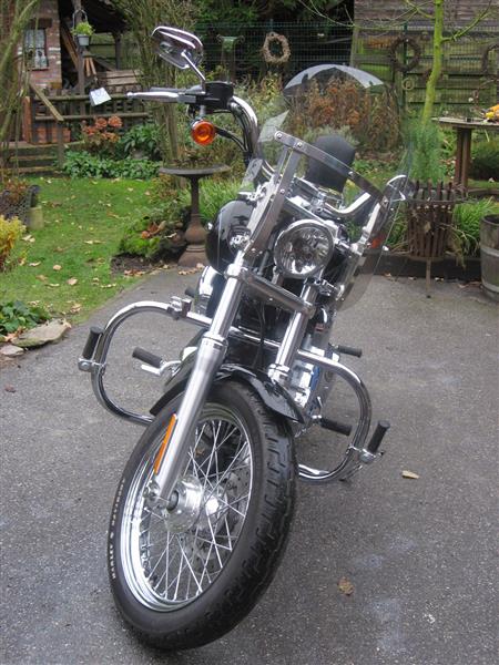 Grote foto motor harley dyna motoren harley davidson