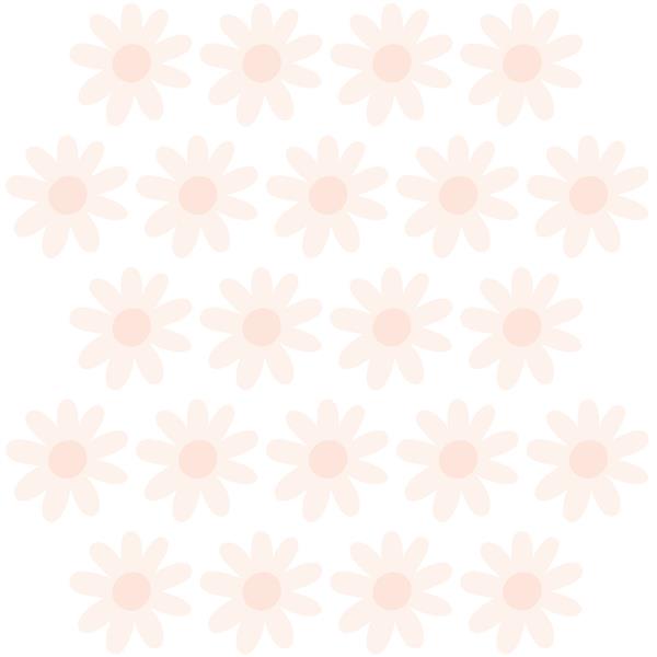 Grote foto muurstickers daisies viii pink daisies viii kinderen en baby complete kinderkamers