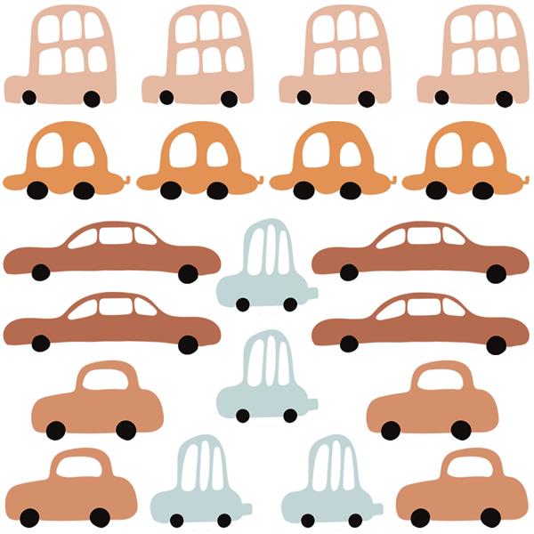 Grote foto muursticker cars cars kinderen en baby complete kinderkamers