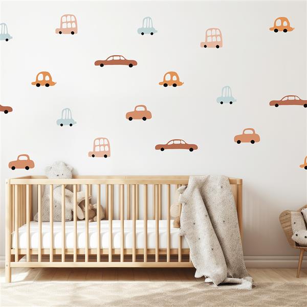 Grote foto muursticker cars cars kinderen en baby complete kinderkamers
