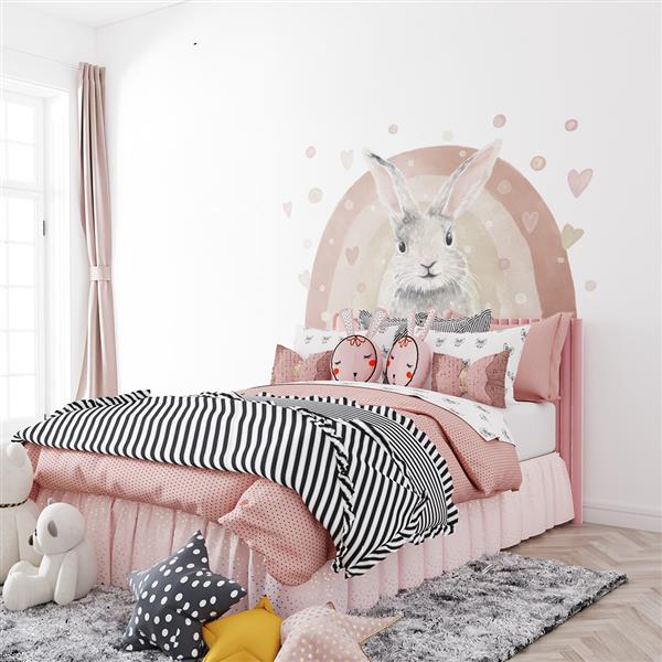 Grote foto muursticker bunny bunny kinderen en baby complete kinderkamers