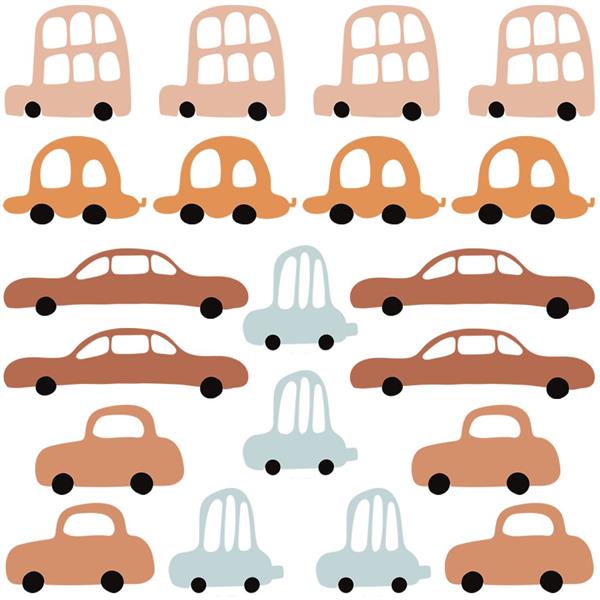 Grote foto muursticker cars cars kinderen en baby complete kinderkamers