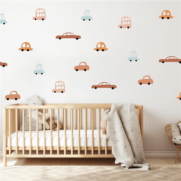 Grote foto muursticker cars cars kinderen en baby complete kinderkamers