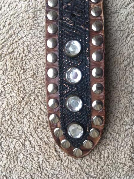 Grote foto ceinture cuir cowboy kleding heren riemen en ceinturen
