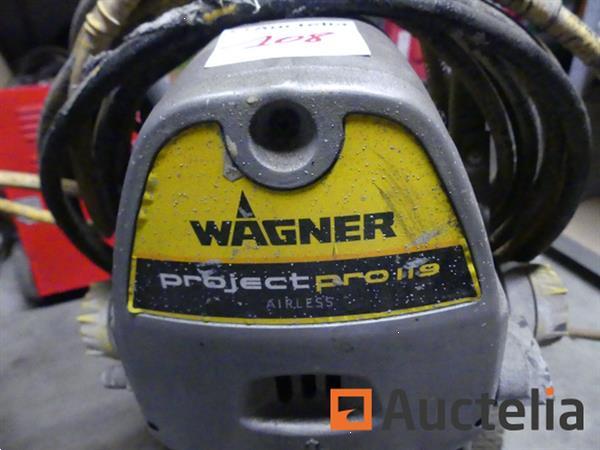 Grote foto airless verf spuitmachine wagner project pro 119 agrarisch bosbouw