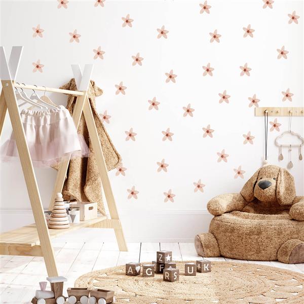 Grote foto muursticker forget me not boho forget me not kinderen en baby complete kinderkamers