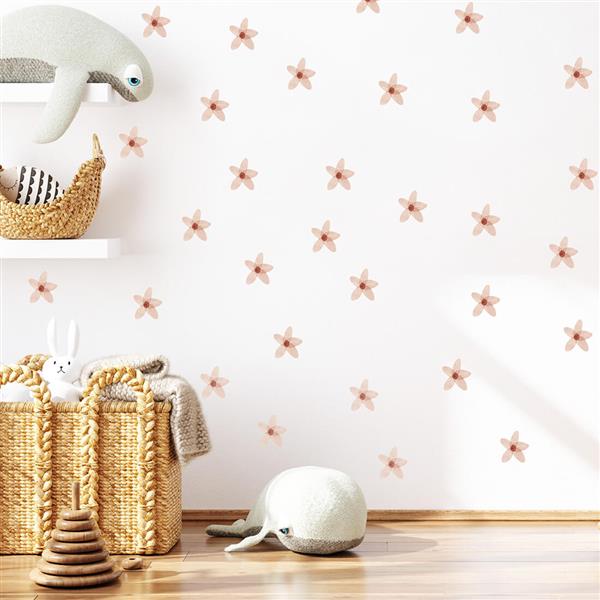 Grote foto muursticker forget me not boho forget me not kinderen en baby complete kinderkamers