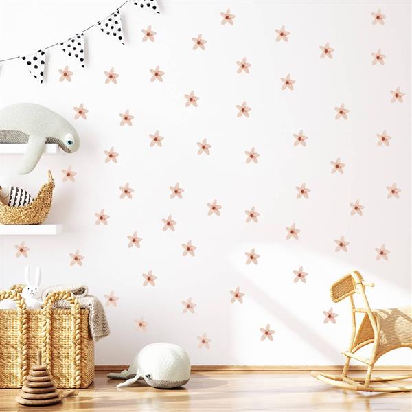 Grote foto muursticker forget me not boho forget me not kinderen en baby complete kinderkamers