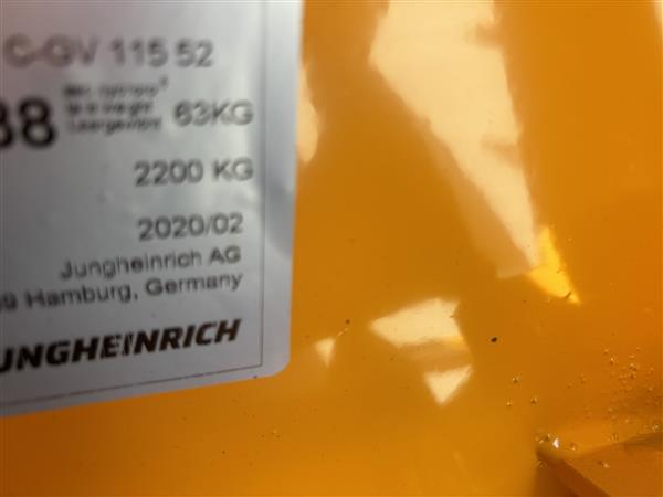 Grote foto handtranspallet jungheinrich doe het zelf en verbouw kranen en graafmachines