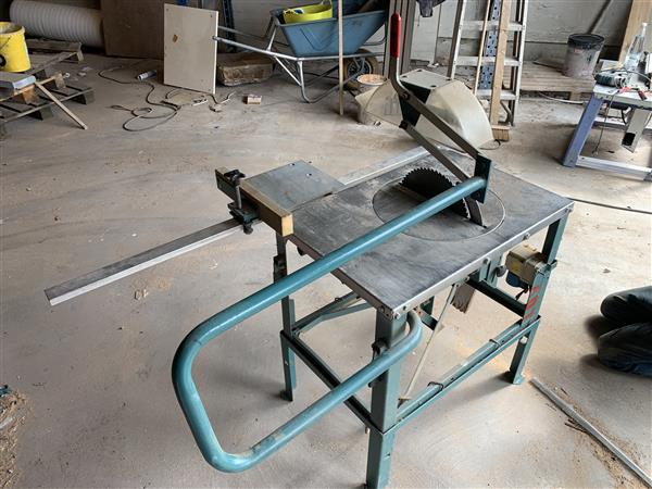 Grote foto bouwzaag tafelzaag gjerde doe het zelf en verbouw zaagmachines