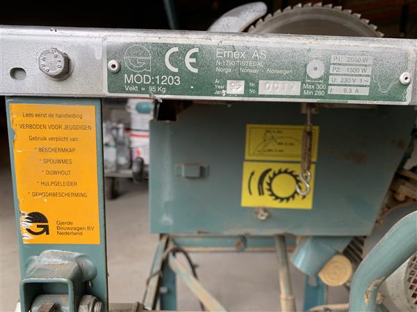 Grote foto bouwzaag tafelzaag gjerde doe het zelf en verbouw zaagmachines