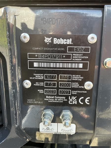 Grote foto bobcat e10z compacte graafmachine. nieuw agrarisch graafmachines