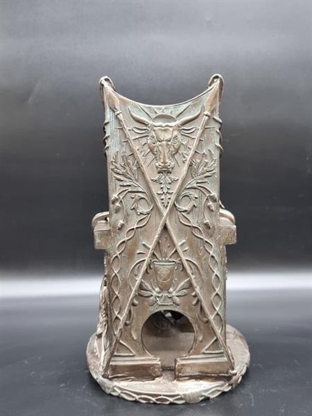 Grote foto beeld goddess on throne 28 cm hars antiek en kunst curiosa en brocante