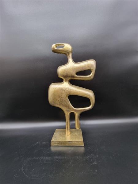 Grote foto sculptuur metal art human modern art 39.5 cm metaal antiek en kunst curiosa en brocante