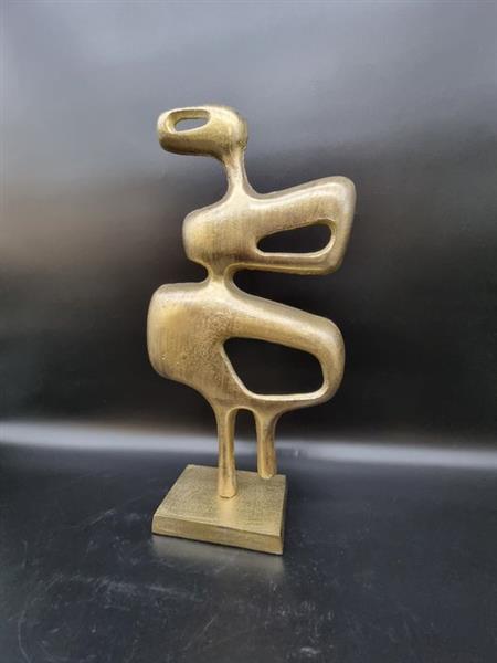 Grote foto sculptuur metal art human modern art 39.5 cm metaal antiek en kunst curiosa en brocante