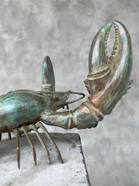 Grote foto sculptuur no reserve price sooka interior large lobster sculpture 22 cm brons antiek en kunst curiosa en brocante
