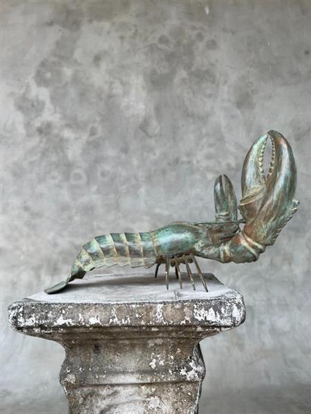 Grote foto sculptuur no reserve price sooka interior large lobster sculpture 22 cm brons antiek en kunst curiosa en brocante