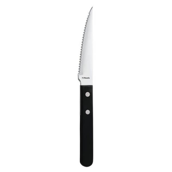 Grote foto steakmessen amefa zwart heft 12 stuks h003 diversen overige diversen