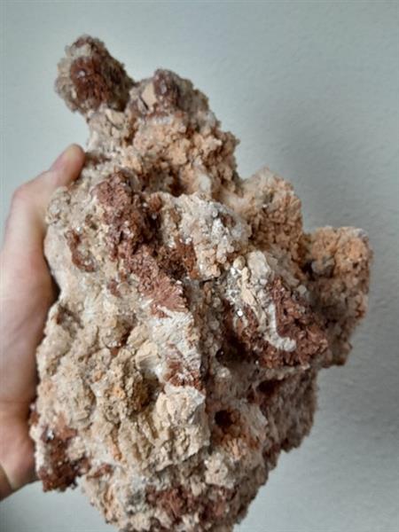 Grote foto groot stuk aragoniet spoetnik kristalgroepen hoogte 14 cm breedte 23 cm 3.2 kg antiek en kunst curiosa en brocante