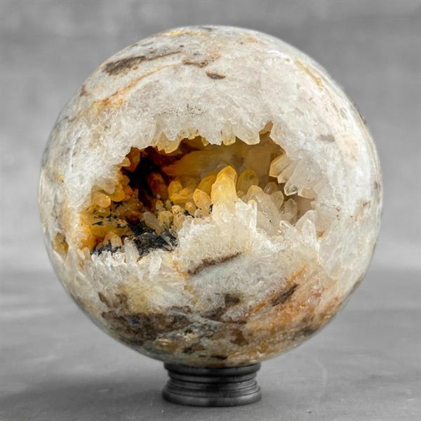 Grote foto geen minimumverkoopprijs prachtig kristalkwarts bol op een aangepaste standaard 1700 g 1 antiek en kunst curiosa en brocante