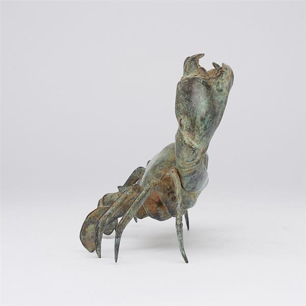 Grote foto sculptuur no reserve price bronze patinated crab sculpture 14 cm brons antiek en kunst curiosa en brocante