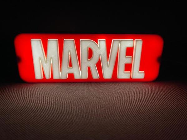 Grote foto marvel lichtbord plastic antiek en kunst curiosa en brocante