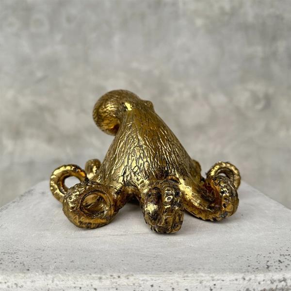 Grote foto sculptuur no reserve price a polished octopus sculpture in bronze 11 cm brons antiek en kunst curiosa en brocante