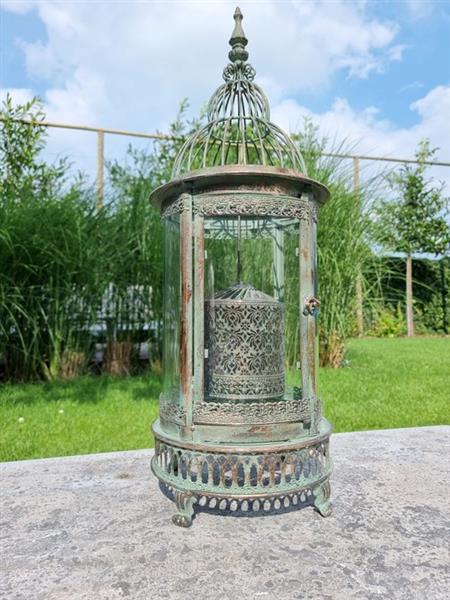 Grote foto lantaarn glas antiek en kunst curiosa en brocante