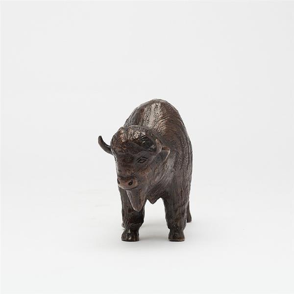 Grote foto sculptuur no reserve price sculpture of a bronze bison 13 cm brons antiek en kunst curiosa en brocante