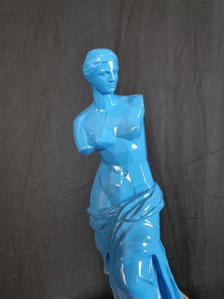 Grote foto richard orlinski 1966 sculptuur venus di milo new 34cm gift box 34 cm hars antiek en kunst curiosa en brocante