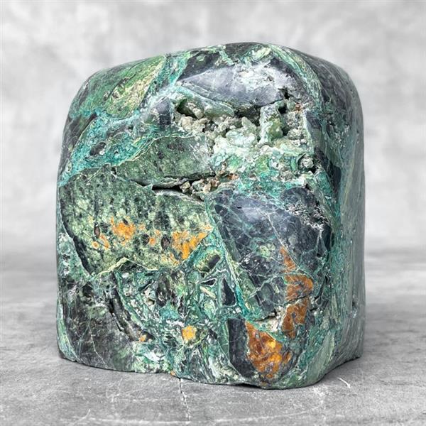 Grote foto geen reserveprijs prachtige groene smithsonite freeform hoogte 9 cm breedte 9 cm 2700 g antiek en kunst curiosa en brocante