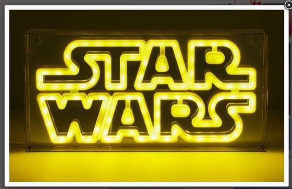 Grote foto star wars logo light originale marchio paladone nuova versione lichtbord plastic antiek en kunst curiosa en brocante