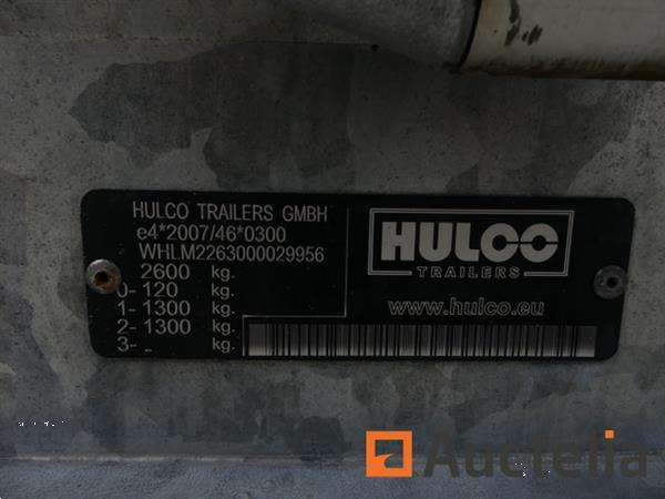 Grote foto aanhanger hulco medax 2 dubbelassig aluminium agrarisch aanhangwagens